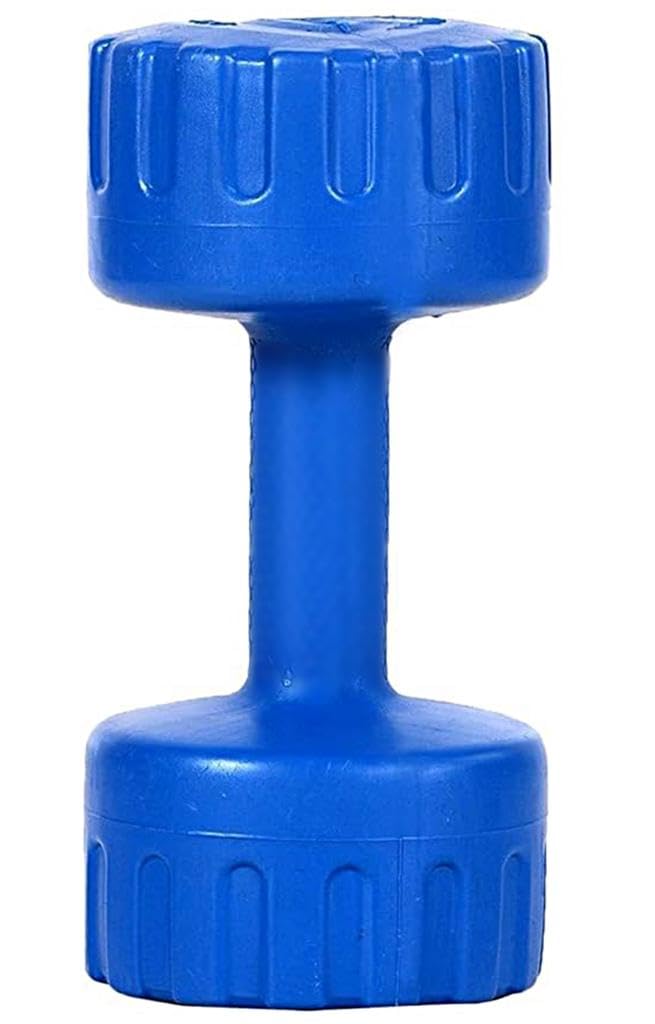 PVC Dumbbells - 5 kg 1 Piece Multicolor (Anthracite - Red - Blue) (Fixed, pvc)