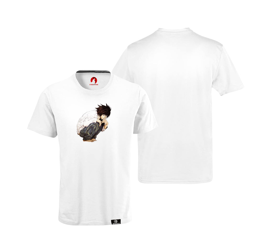 death note tshirt (white, 2X)