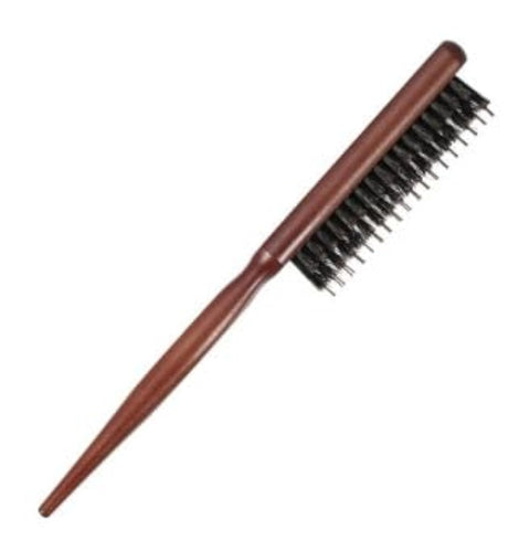 Wooden Handle Hair Brush For Styling, Anti-Shedding, Nylon Hair Comb With Bristles Helps Hold Hair Without Added Cream Or Gel
