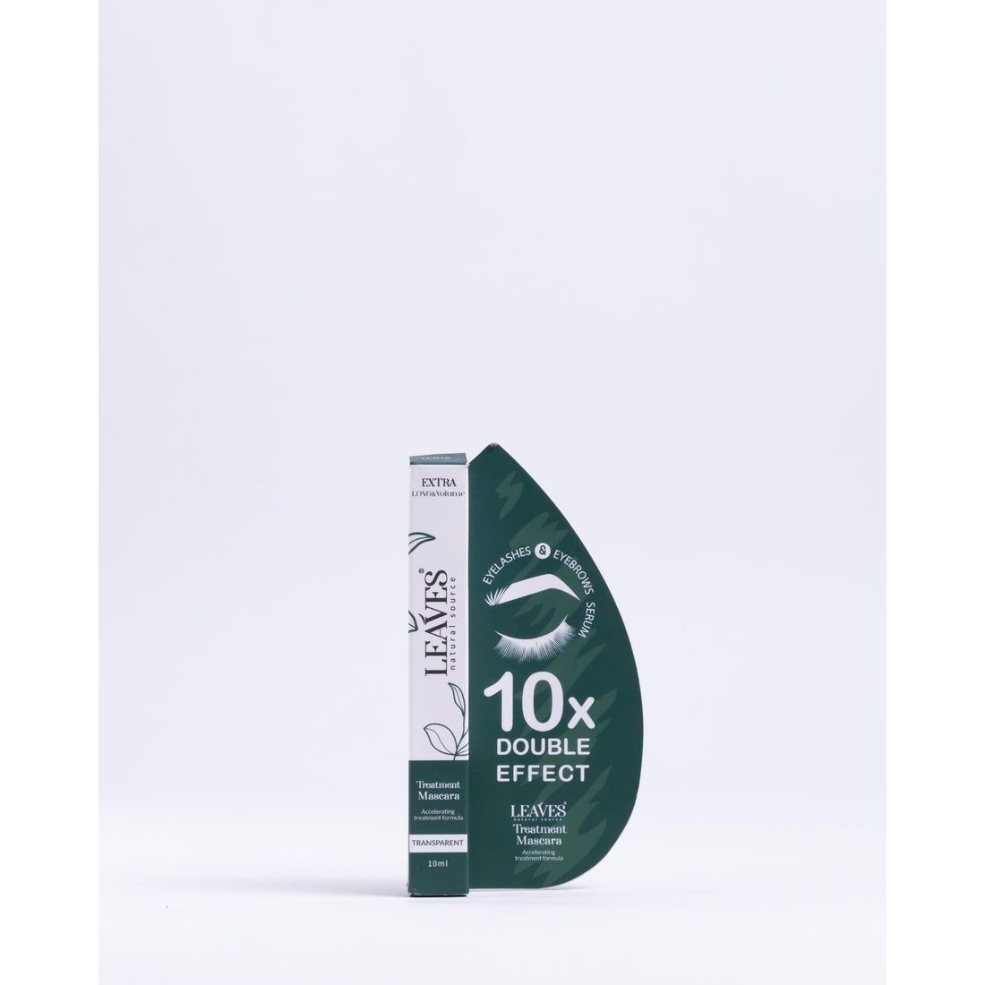 Leaves Mascara – 100% Natural Eyelash & Eyebrow Treatment to Strengthen, Lengthen & Nourish 10ml