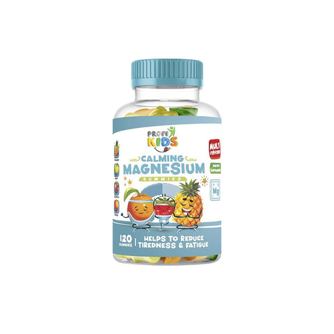 Profikids Calming Magnesium Gummies, 120 Count, 34mg Magnesium Bisglycinate, Supports Nervous System and Muscle Function