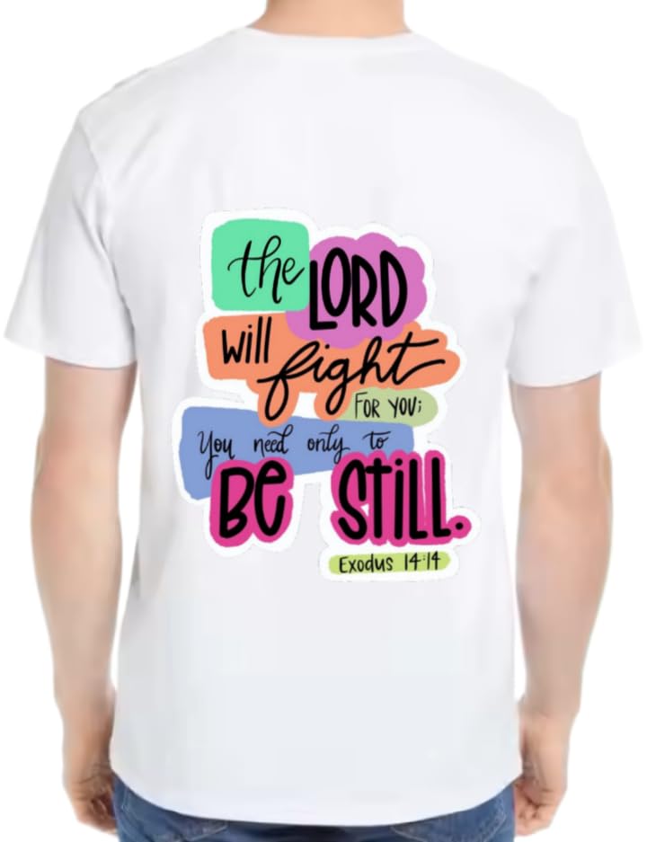 The Lord Will Fight For You T-shirt White