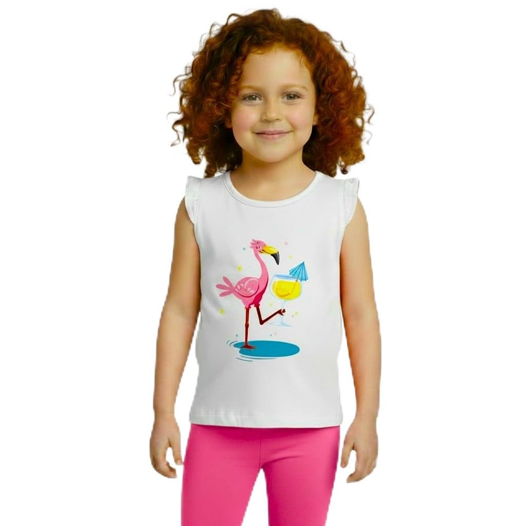 Flamingo White T-shirt