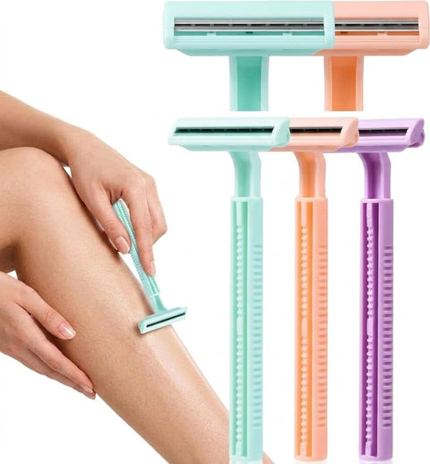 Safety Razor, Single Blade Razor -Reusable Razor Women, Metal Safety Razor Kit, Free of Plastic- RANDOM COLOR-1pc