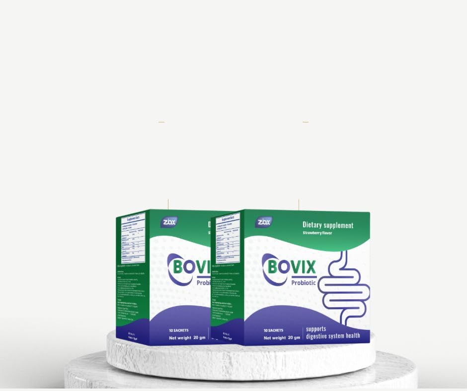 BOVIX 10 Sachets Probiotics & Prebiotics Supplement 2 packs