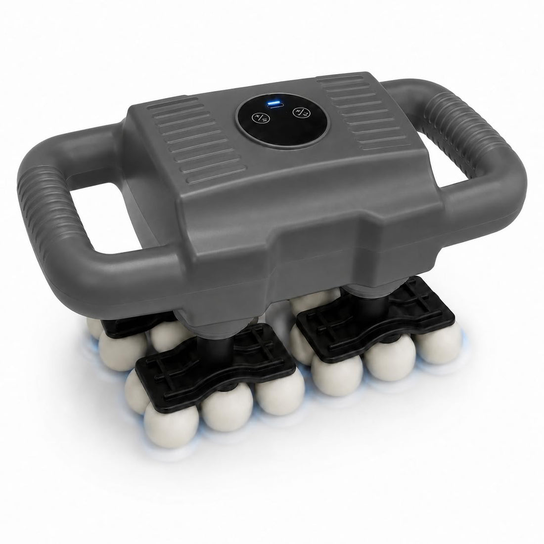 Massage Gun 30W Deep Tissue Muscle Massager with 4 Heads, Strong Power Handheld Electric Body Massager for Neck, Shoulder, Back, Legs and Daily Relaxation, JY-0116-B (Black)