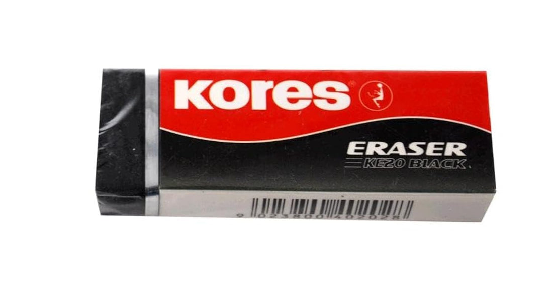 ERASER KORES PVC BLACK MODEL 40202
