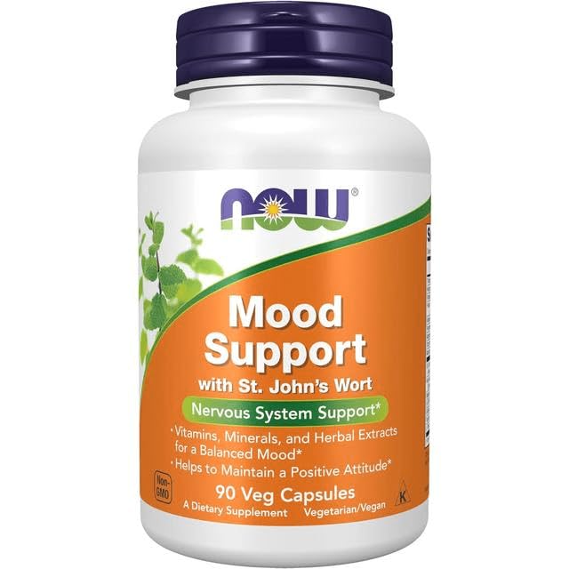 Mood Support with St. John’s Wort – Natural Herbal Formula – Emotional Balance & Mental Wellbeing – 90 Veg Capsules