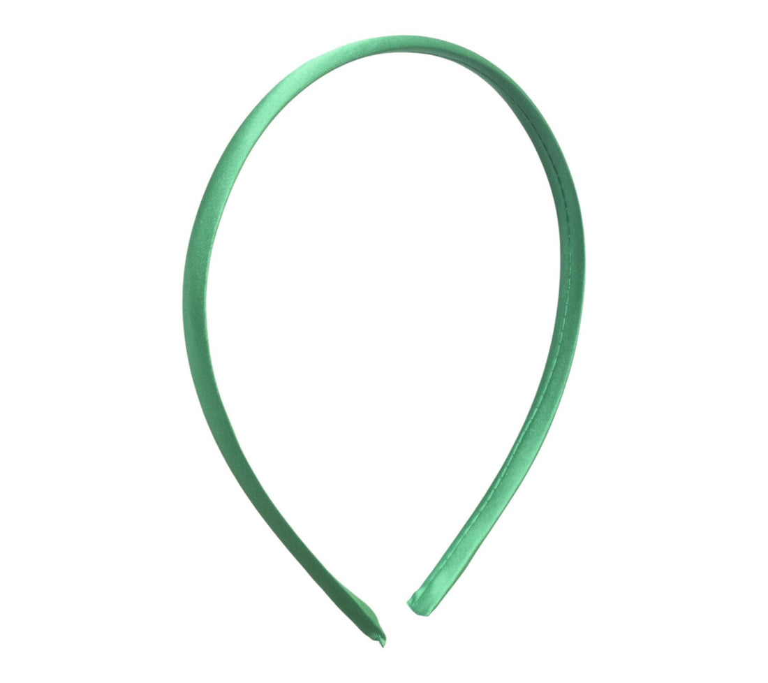 Daphne Satin Hair Band For Girls - Light Green