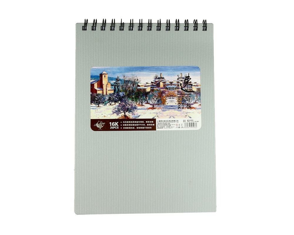 3A Sketch Book Wire 25 Sheets140 gm - Grey