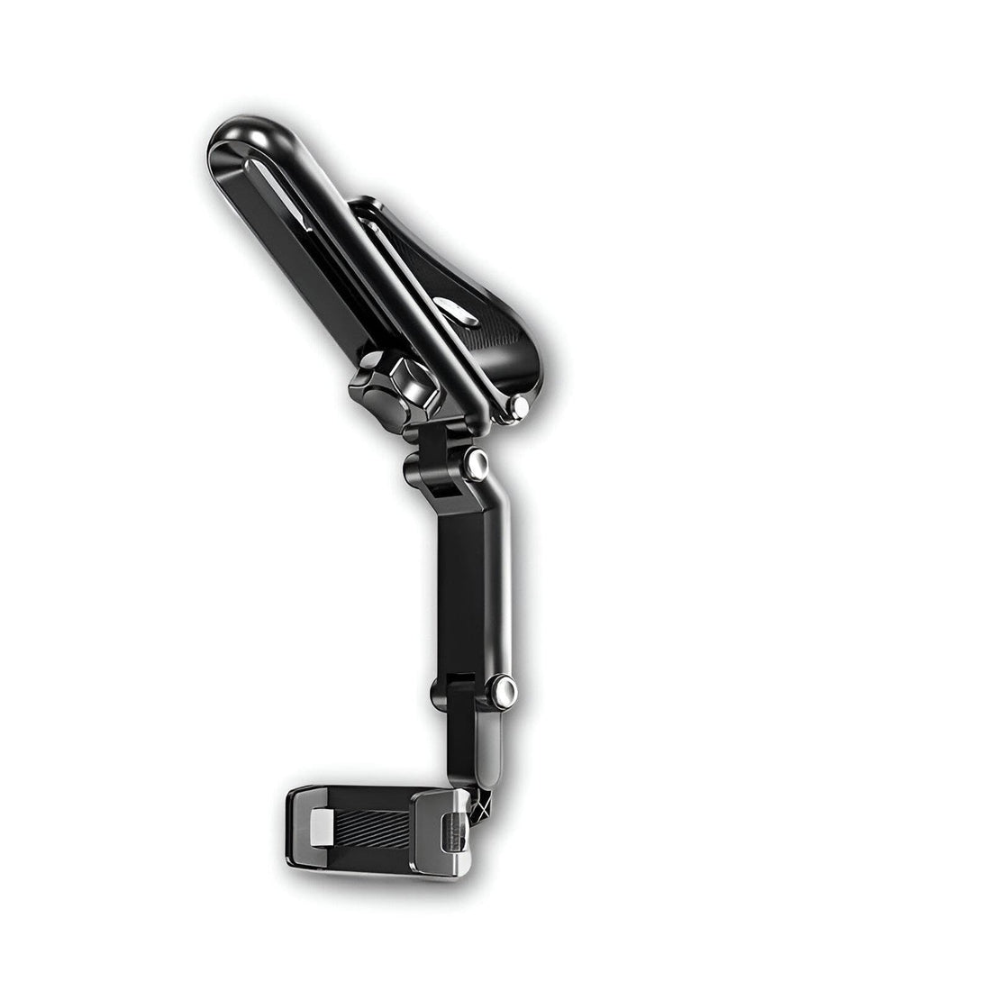 Cell phone support-flexible dual stand with 360 degree rotation capability, foldable structure for iPhone, Android and Samsung, perfect for hands-free display on the go (Model 1)