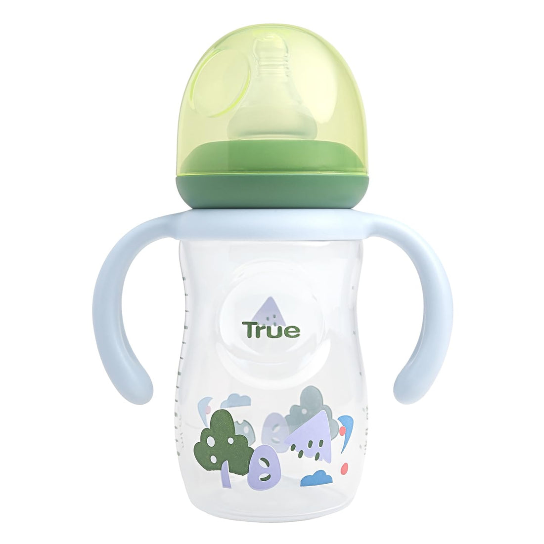True Gold Standard bottle with handles 150ml with silicon teat 0+m