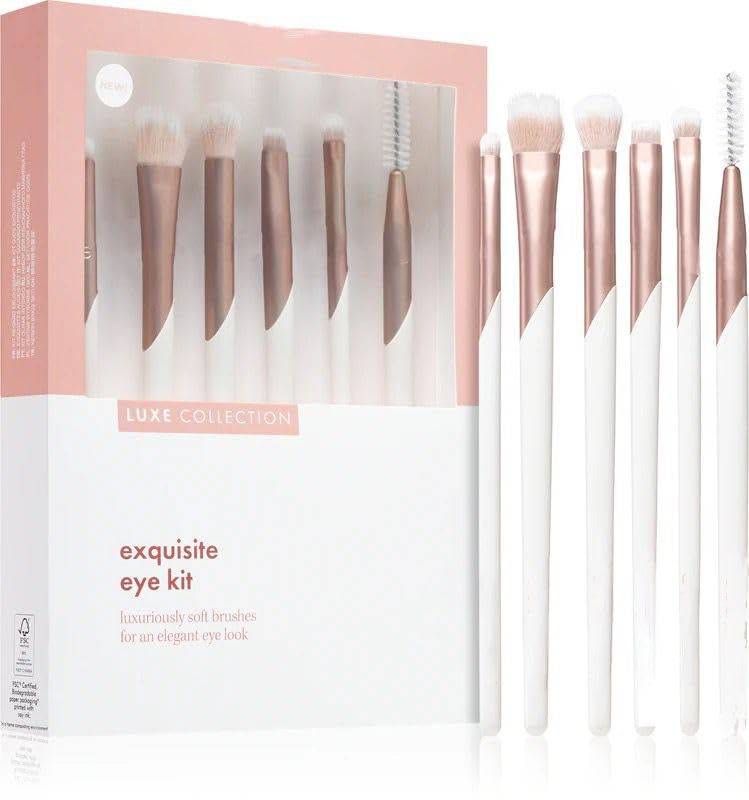Brush Kit, Face, Cheek & Eye Brush Set, Makeup, For, Bronzer, Concealer, & Eyeshadow, Quality Makeup Tools, 5 pcs -MULTICOLOR