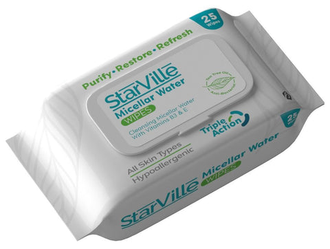 Star Ville Micellar Water Wipes 25