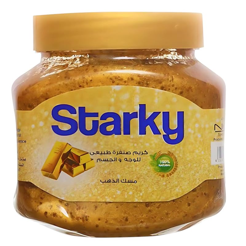 Starky Natural Scrub Cream With Gold For Face&Body-300ml