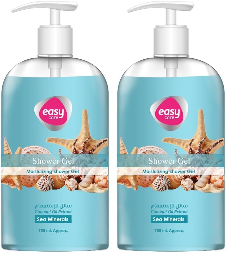 Easy Care Shower Gel, Sea Minerals Scent, 750ml (Pack of 2)