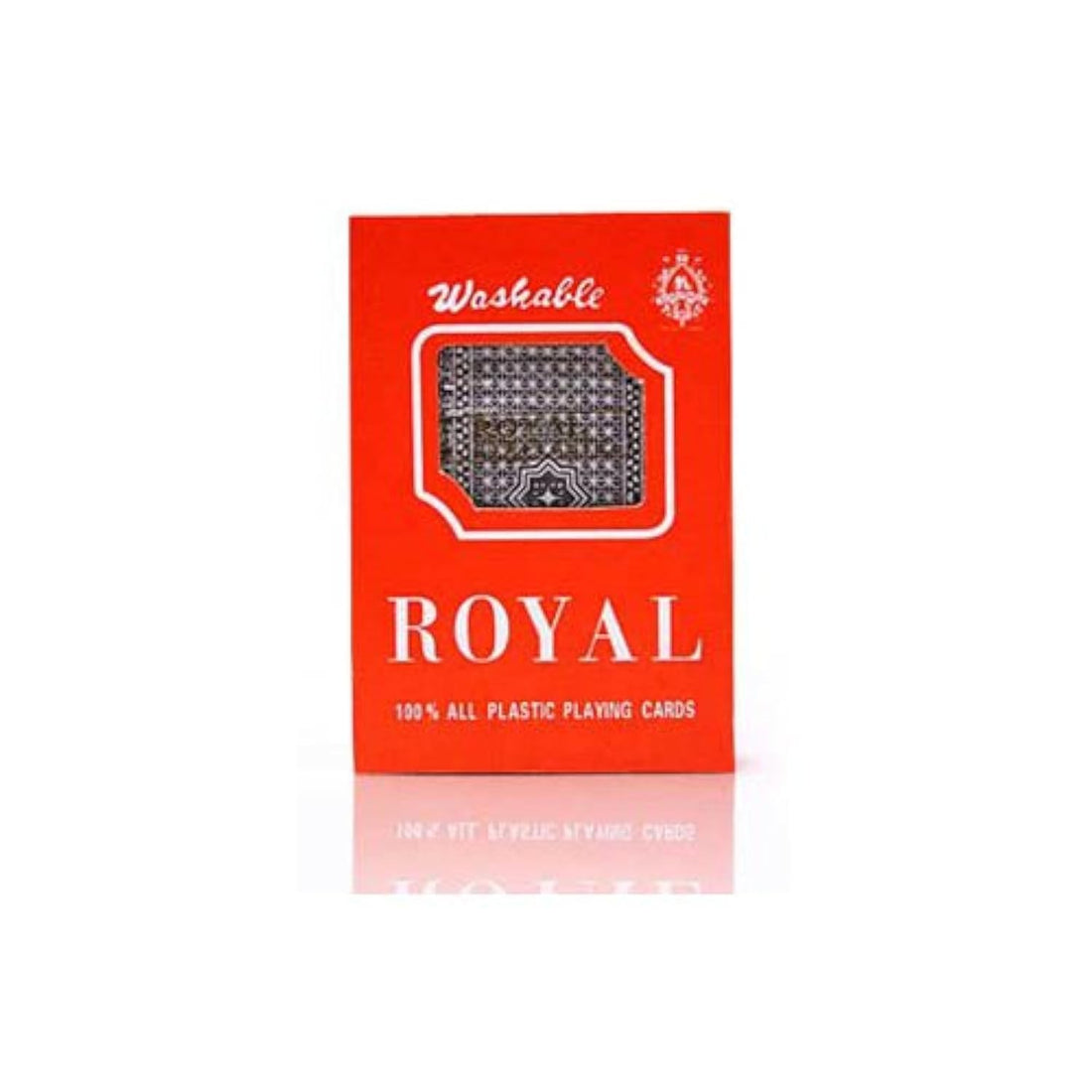 Royal 2 x 100% Plastic Poker Cards Plastic Poker Playing Cards Large Index