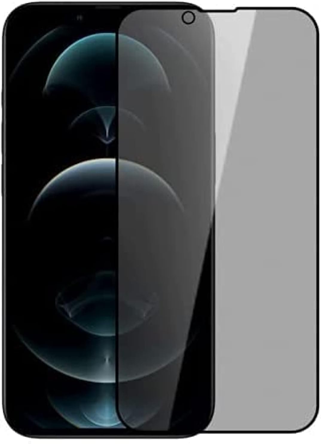 Privacy 9H Tempered Glass Screen Protector For iPhone 13 Pro Max/Iphone 14 Plus (6.7) With Easy Installation Frame Edge to Edge Protection