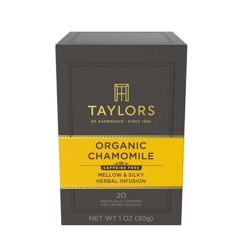Taylors of Harrogate Organic Chamomile Tea - Pack of 20 Tea Envelopes