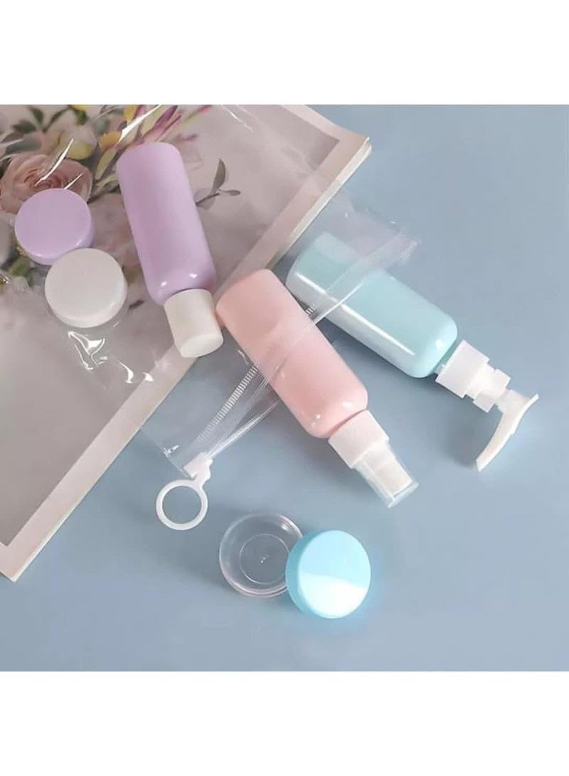 Travel Bottle Set, 6 Piece, Multicolour, for Personal Care Products