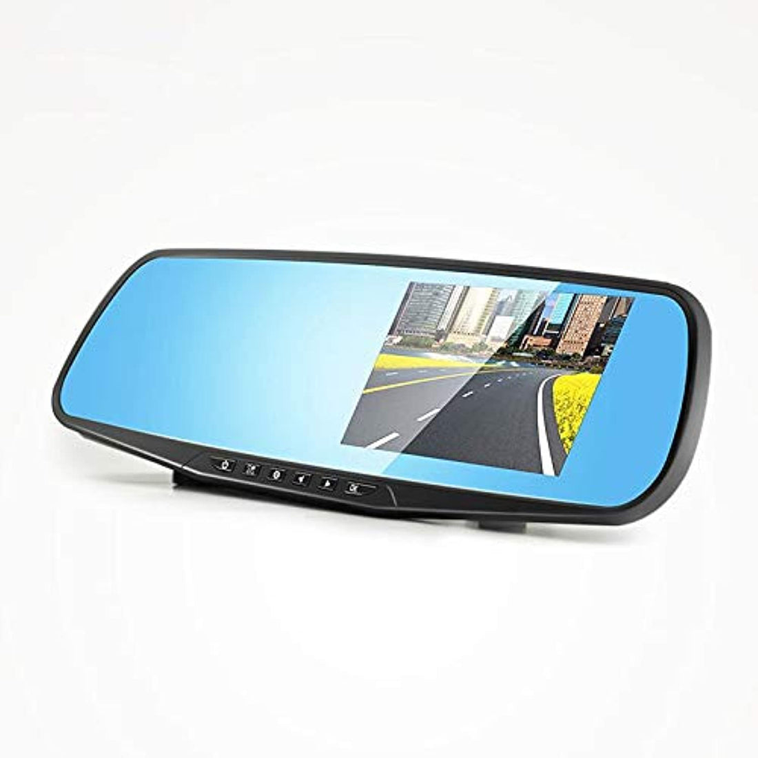 Toby's 4.3 Inch 1080HD Dash Cam Video Recorder Dual Lens Rear-view Mirror