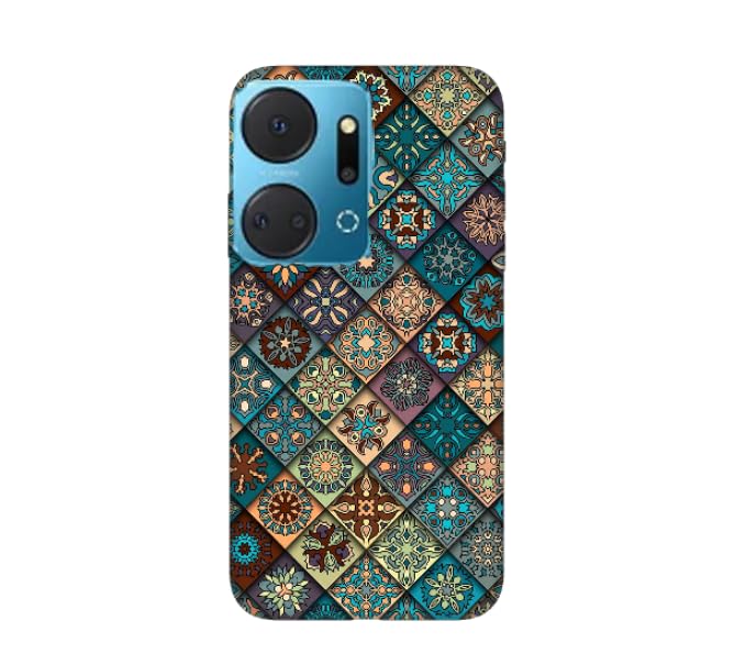 New design number 10026 Silicone Printed mobile case compatible with Honor X7a