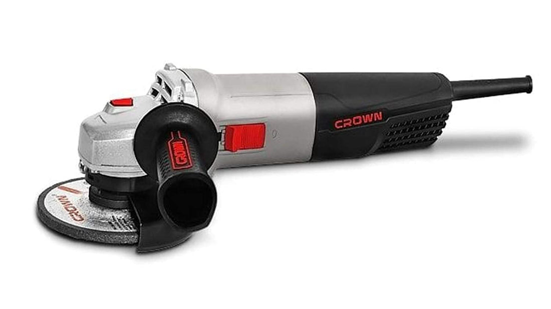 Crown CT13502 Corded Electric Angle Grinder, 1010 Watt - 5 Inch