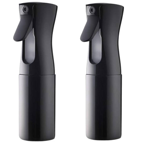 Continuous Water Spray Bottles for Hair 200ml Refillable Plastic Mist Sprayers, Smooth Fine Spray with Comfortable Trigger for Styling, Cleaning, Plants, Salon & Home Use (Multicolor) (2)