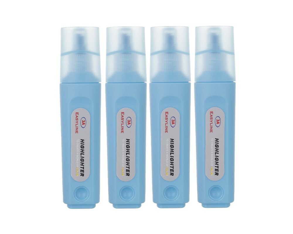 3A 705-2 Highlighter Set Of 4 Pcs. - Blue