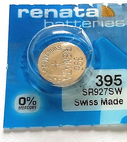 1 x Renata 395 Swiss Made Lithium Coin Cell Battery SR927SW
