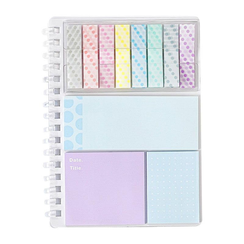 Sticky Notes Set, 256 Sheets Self-Stick Note Pads Book.