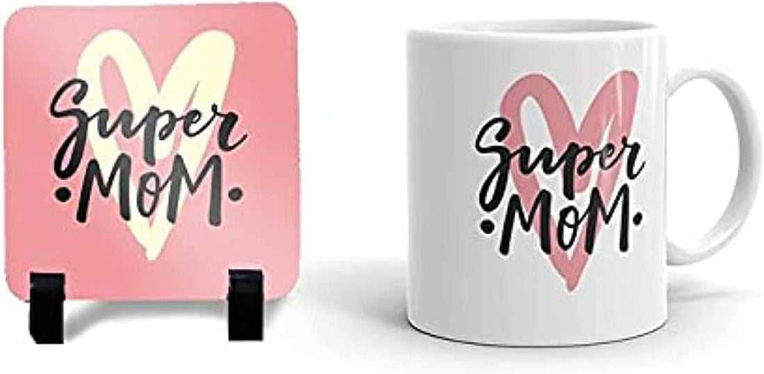 ELLA - Printed Mugs - MeaningFul - Super Mom - 325ml
