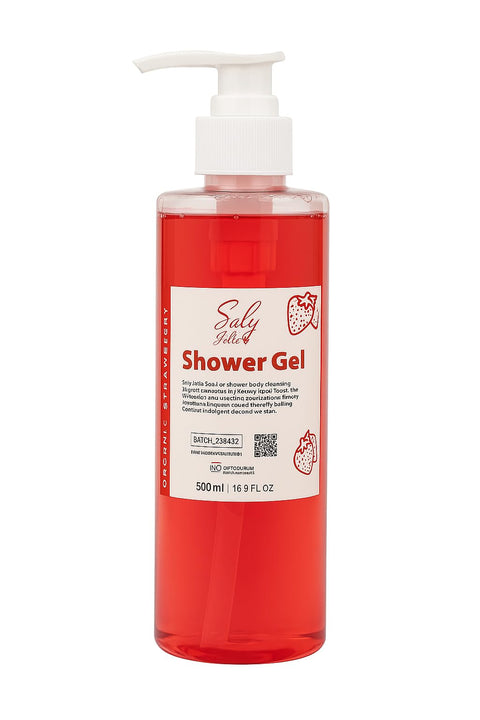 Saly Jolie Organic Strawberry Shower Gel