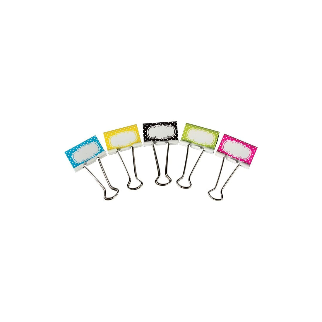 Teacher Created Resources Fill-in Polka Dots Binder Clips (20667)