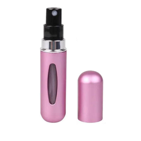 Mini Perfume Atomiser, Pocket Atomiser, Refillable Empty Travel Perfume Atomiser, Mini Portable Spray Bottle with Window for Flight Travel (Multi-Colour)