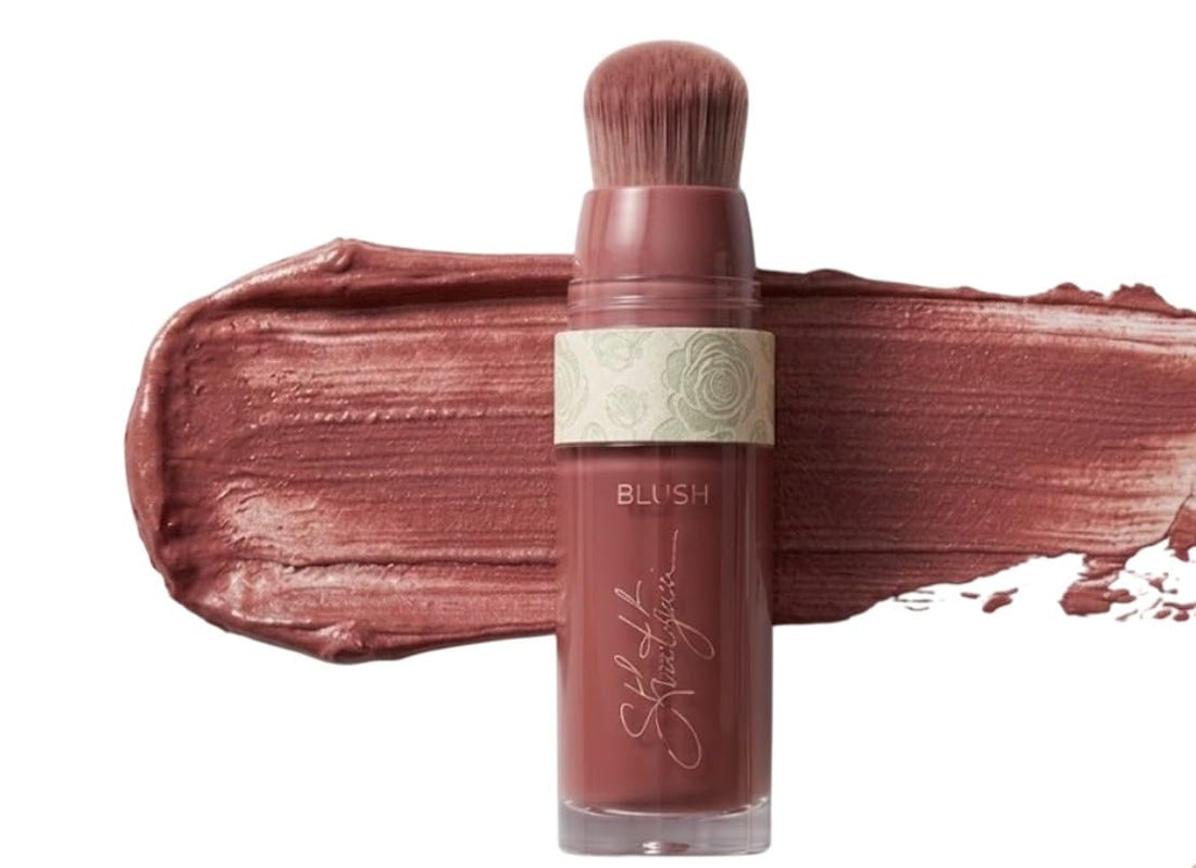Blush LIQUID, Blushers for Cheeks Make up, Waterproof Cream Blush Stick with Brush, Easy Application, Shimmery, Blends Perfectly to Skin (SAYOKO)