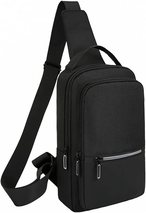 from Energy Case - Anti Theft Sling Bag with USB Charging Port Shoulder Chest Cross Body Backpack