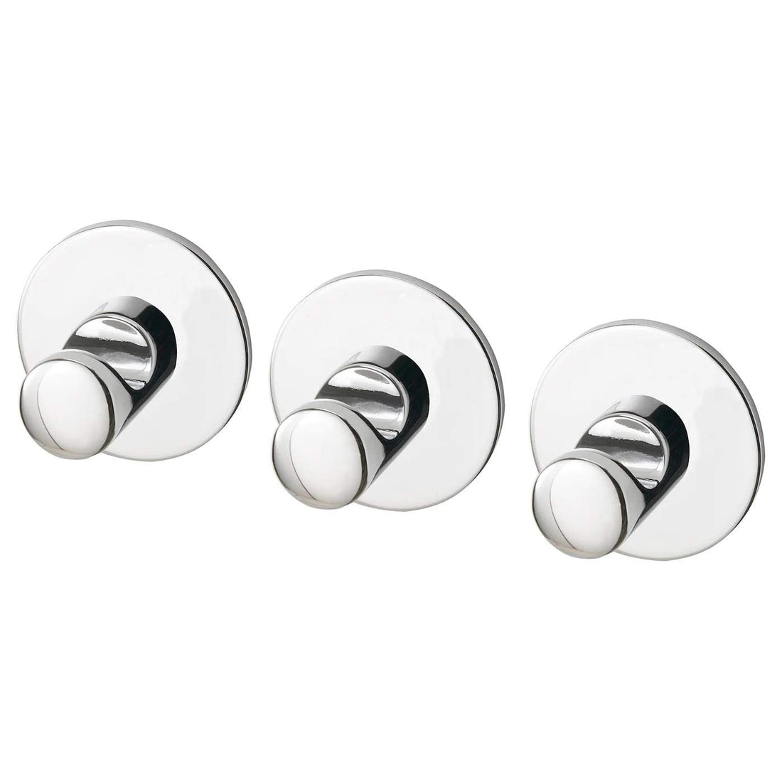 Digital Shoppy SKOGHALL Hook Self Adhesive - Chrome Plated (3 Pack)