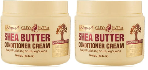 Cleopatra Shea Butter Conditioner Cream (700ml) (Pack of 2)