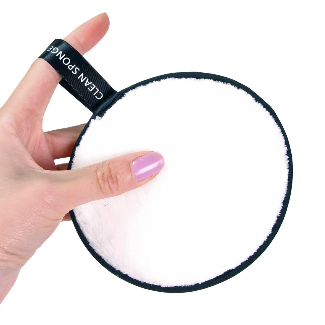 1Pc Washable Makeup Remover Cotton Pads Washable Cotton Reusable Makeup Remover Disc with Cleaning Bag Available for Face Cleansing (Random Color)