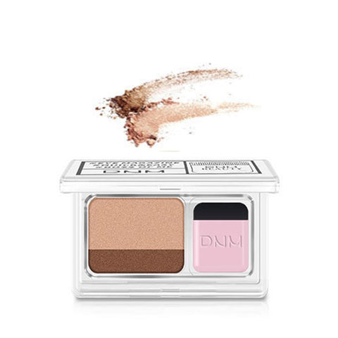 fashion mania Dual Colour Eyeshadow Lazy Eyeshadow Long Lasting Waterproof Eyeshadow Two Tone Glitter Gradient Eye Shadow Palette with Brush (02)