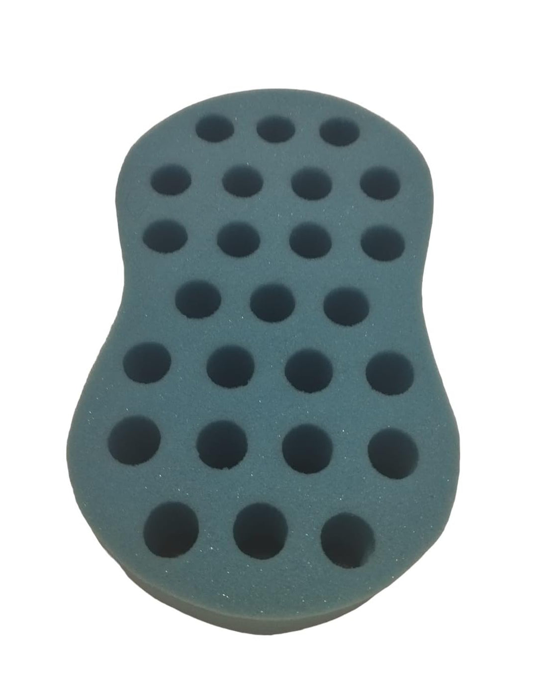Catch.Up Double Sided Wave Shape Sponge Brush Multi-Hole Double Sided Curling Hair Curler Sponge Brush - Hair Styling Tools