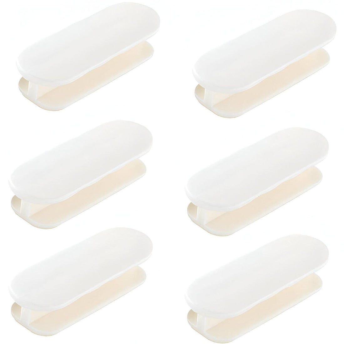 Dove handle - high -quality closet closet handles, ideal for modern kitchen doors, clothing and furniture customization (6pcs)