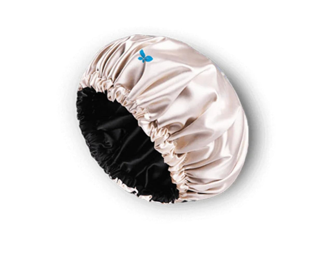 Bless Satin Bonnet, Beige