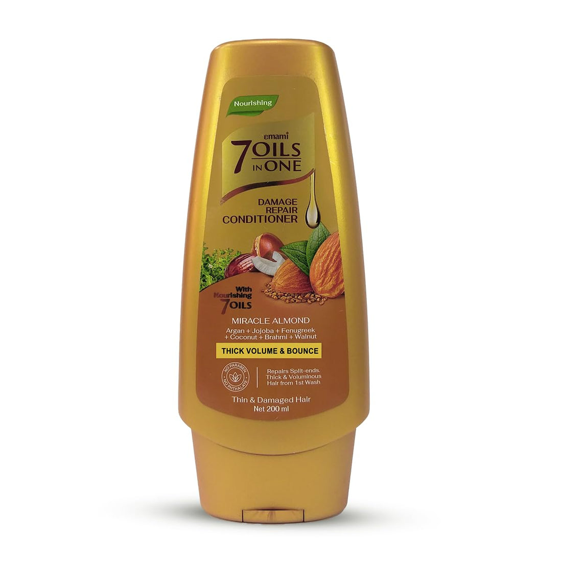 Emami 7 Oils in One Damage Repair Conditioner Miracle Almond 200 ML
