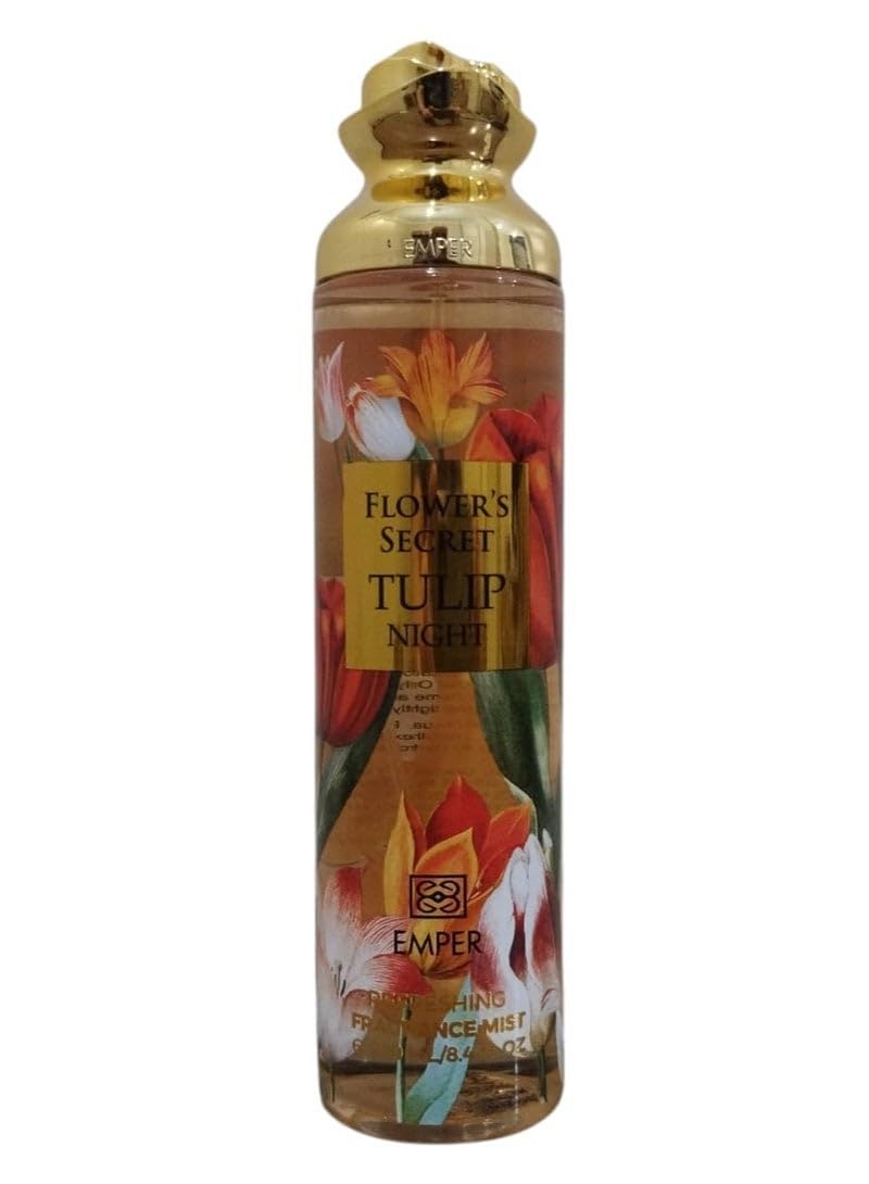 Flower's Secret Tulip Night Refreshing Fragrance Mist For Women - 250 ML