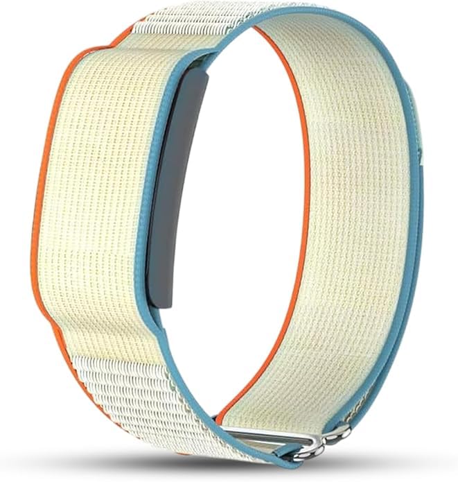 Nylon Replacement Band, Compatible with Amazfit Helio Strap – Adjustable, Breathable Sport (Wristband for Fitness Tracker, Comfortable for All-Day Wear (ONLY STRAP) For Amazfit
