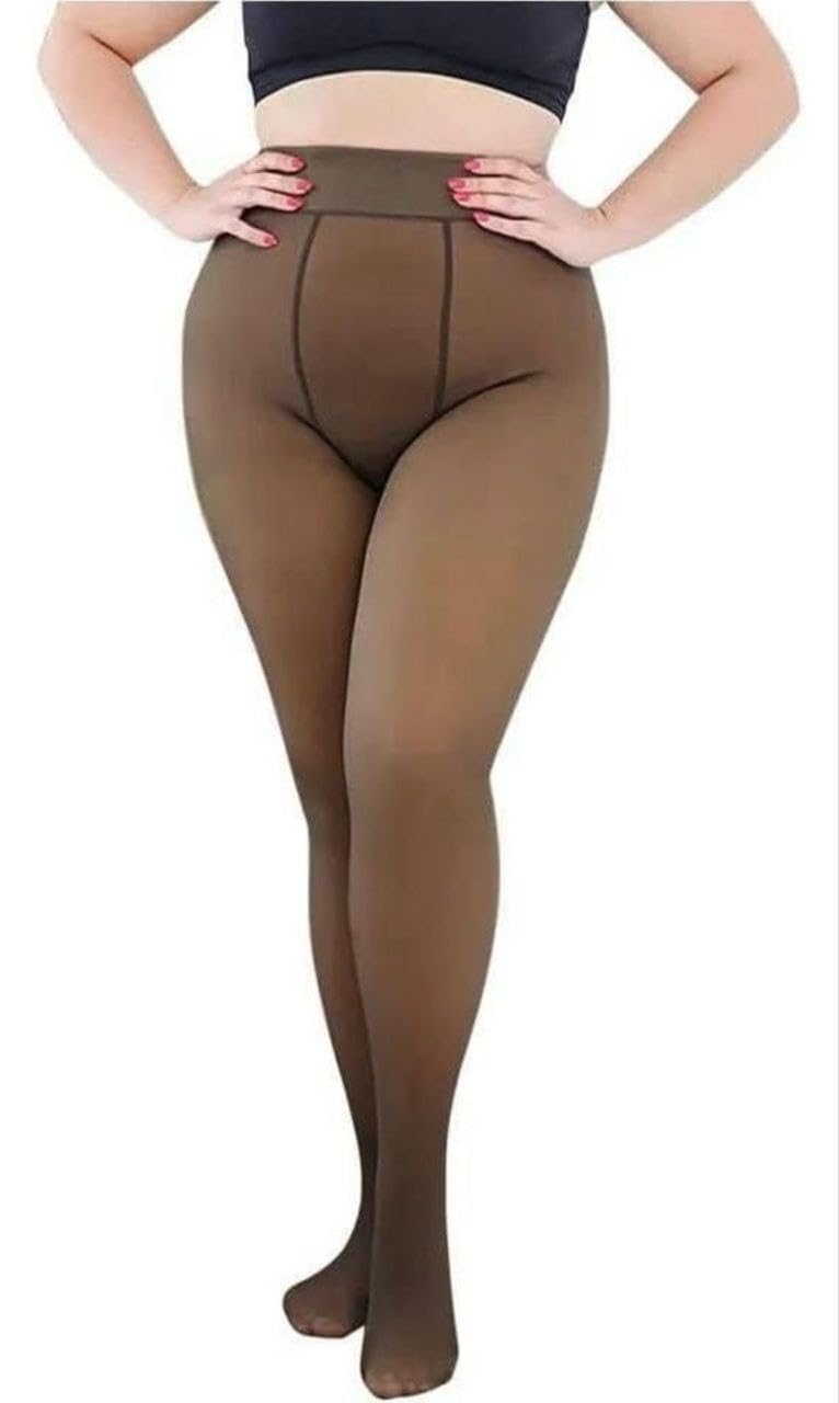 Over Size Solid Minimalist Tights -One Size
