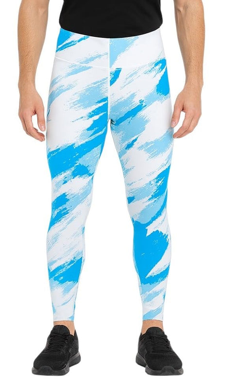 MEZA Women's Sports Leggings High Waist Fashion Yoga Gym Leggings Multi Color One Size 50-90KG Soft Elastic Material for Girls and Women