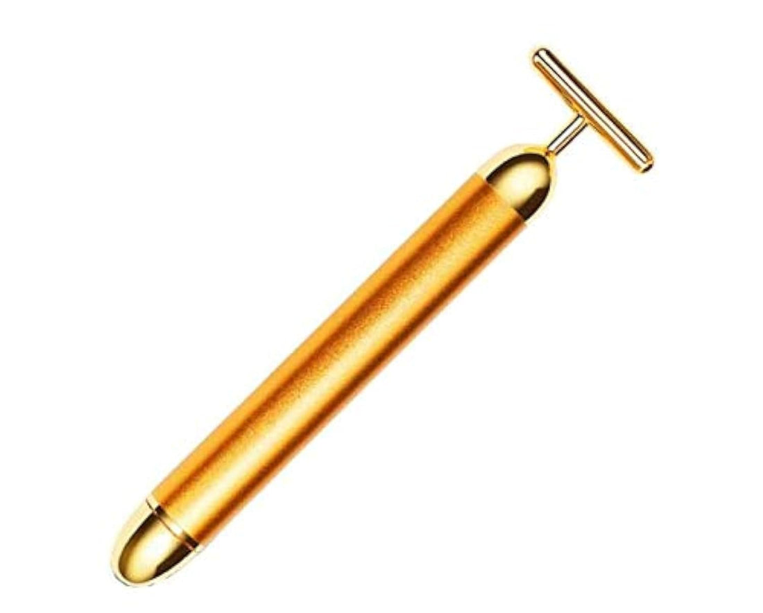 Vibration V Face-Lift Gold Bar Massager 24K Gold Beauty Sticks Wrinkle Pull Firming Face-lift Massage Stick-s